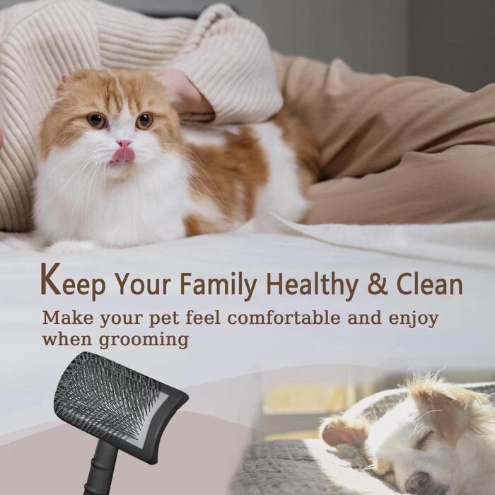 Зубна щітка для собак і котів з довгими шпильками, 25 мм, зелено-чорна. Догляд за шерстю, вичісування підшерстя.