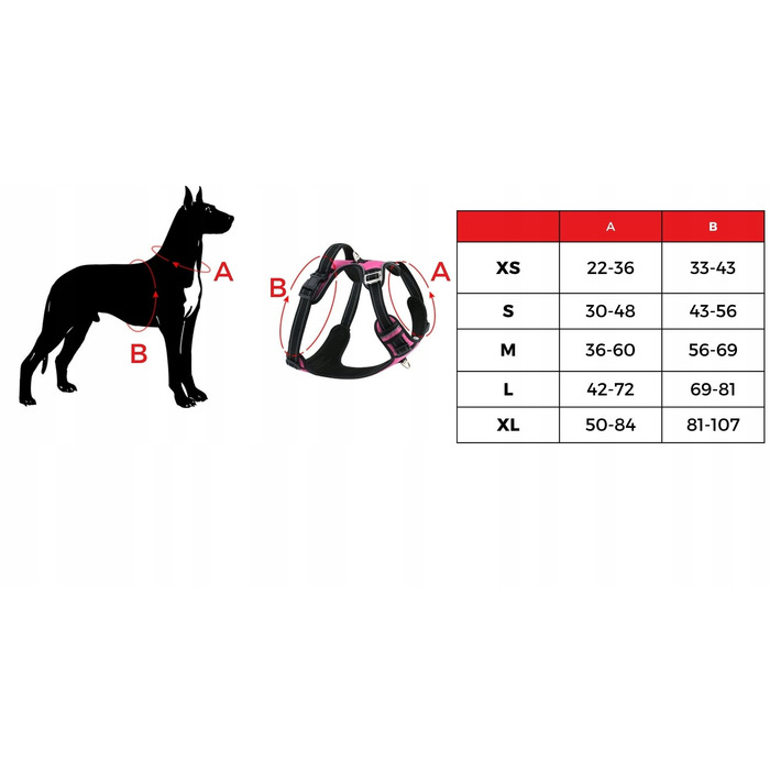 Шлейка для собак з переднім кріпленням HUGGY DOGGY, розмір M