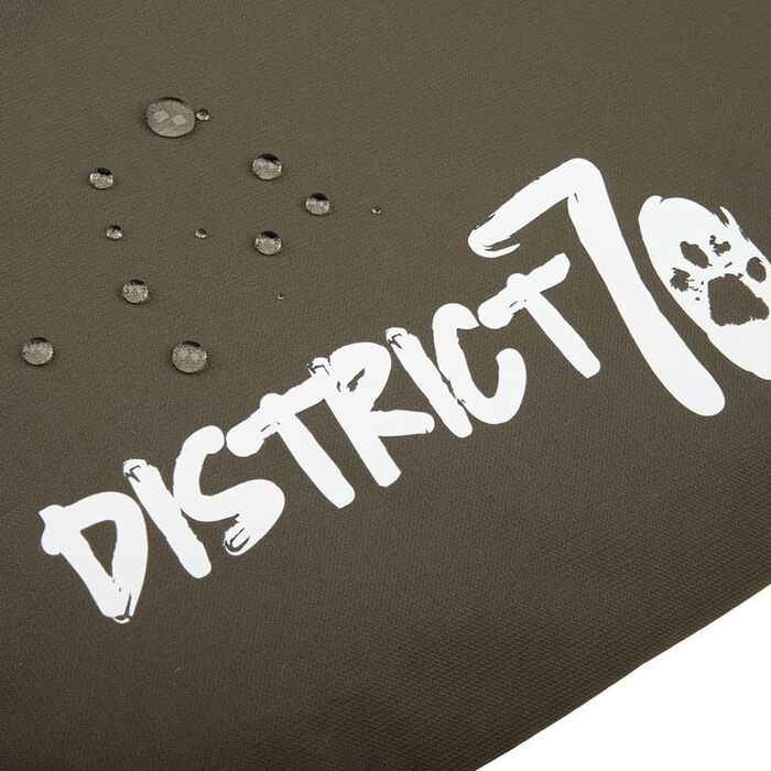 Подушка для собак District 70 - темно-сіра, розмір M, зелена