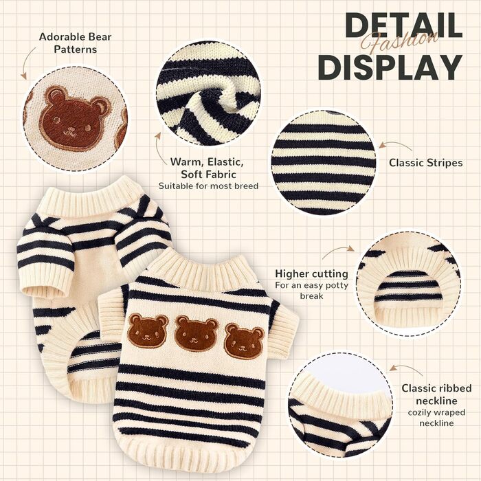 Теплий плед для собак XS з ведмедиком, блакитний. М'який, еластичний флісовий плед для маленьких собак та котів (Французький бульдог, Чихуахуа) на зиму