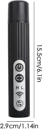 Шліфувальник для собачих кігтів | 3-ступеневий акумуляторний портативний LED | Шліфувальник для лапок, інструмент для собак - для дорослих, сім'ї, друзів, жінок та чоловіків, чорний