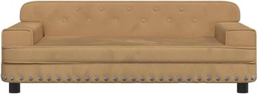 Лягальня для собак VidaXL, 90 x 53 x 30 см, коричнева