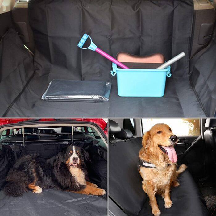Захист для багажника авто: килимок для собак з боковим захистом, універсальний, вологостійкий, міцний