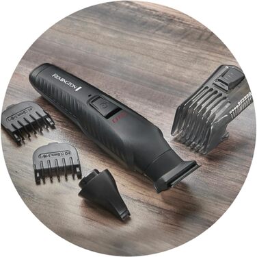 Мультитриммер Remington G10 PG2100: 10-в-1 для волосся, бороди, вусів та носа. Самозагострювані леза, акумуляторний