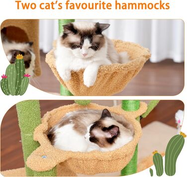 Котячий комплекс Heybly з щіткою для догляду, м'який плюшевий когтеточка для домашніх котів HCT006GY