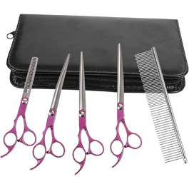 Набір для грумінгу собак Yardwe: ножиці, щітка та триммер для догляду за шерстю. Ідеально підходить для обрізання вух, морди та кігтів. Легкий та зручний у використанні.