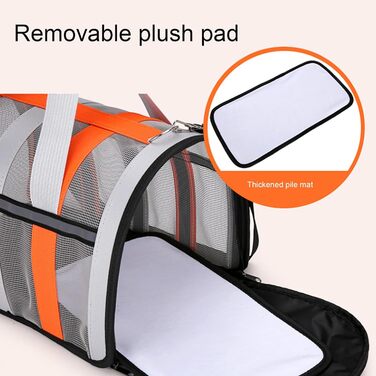 Складана переноска для тварин – практична переноска для котів та маленьких собак, м'які стінки, легка та зручна. Підходить для подорожей літаком.