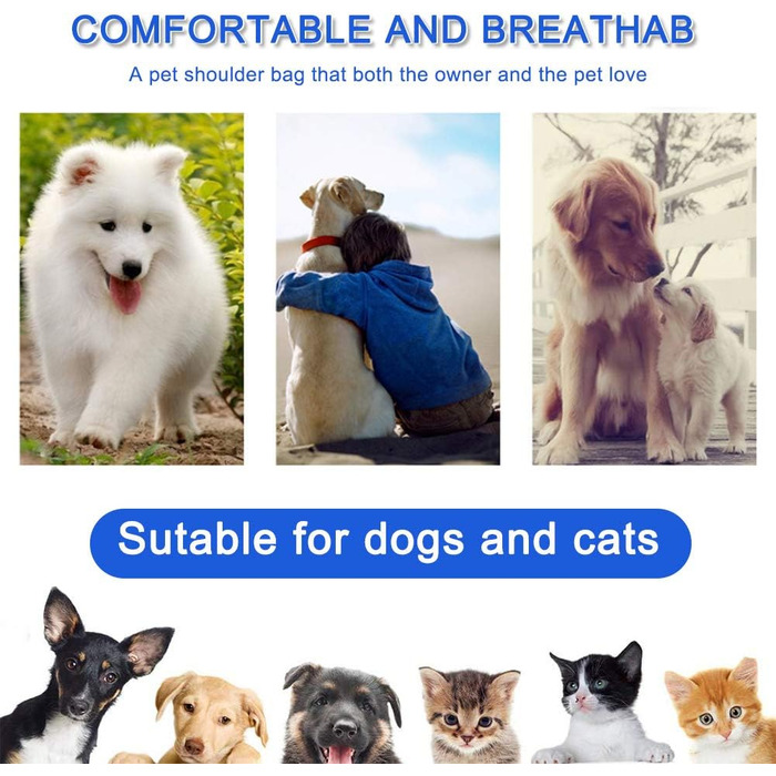 Сумка-переноска для собак маленьких порід CHEPL: стильна та зручна для прогулянок та подорожей