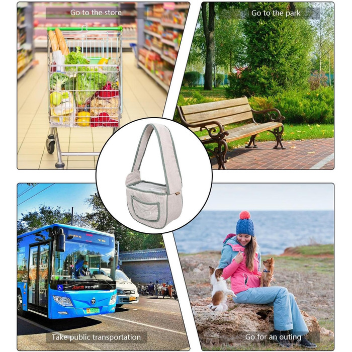 Сумка-переноска для собак та котів – водонепроникна, дихаюча, легка переноска для прогулянок | Для маленьких тварин
