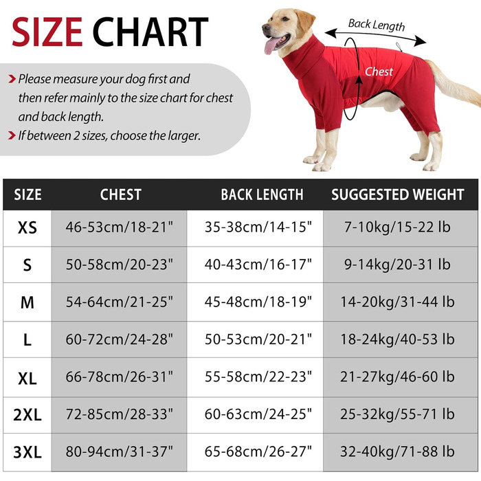 Флісовий теплий зимовий одяг для собак Heywean: куртка, комбінезон, піжама для малих, середніх та великих порід. Червоний колір.