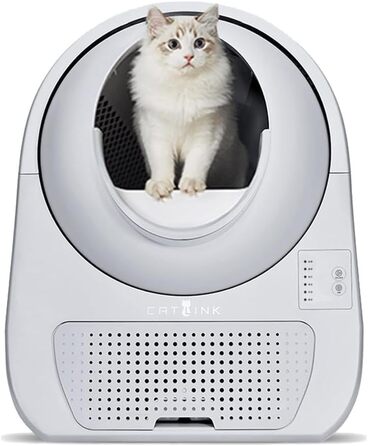 Автоматичний туалет для котів Catlink Young, самоочищення, дезодорація, безшумний, для котів 1,5-10 кг, підходить для кількох котів
