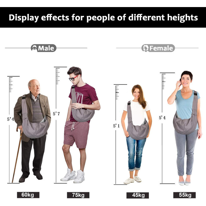 Транспортна сумка для собак та котів AGPTEK | До 15 кг, регульована, для прогулянок та відпочинку | Розмір 33 x 28 x 10 см