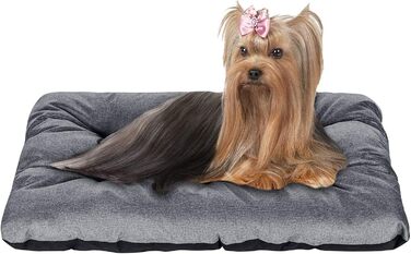 Крісло-лежанка для собак SuperKissen24, розмір M, 55x40 см, сірий колір - водовідштовхувальне, миється