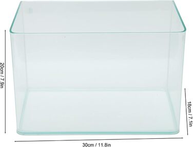 Акваріум Rosvola Home прозорий для балкона, 38x15x21 см
