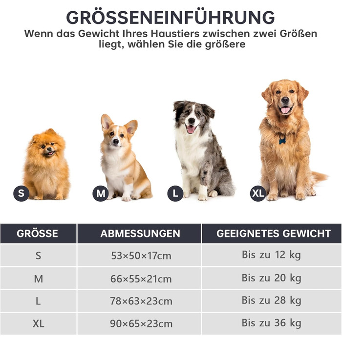 Крісло-ліжко для собак маленьких та середніх порід, миється, ортопедичне, дихаюче, 66x55x21 см, сіро-блакитне
