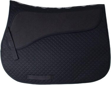 Підкова Rhinegold Druckpolster Volle Größe Schwarz - повний розмір, чорна