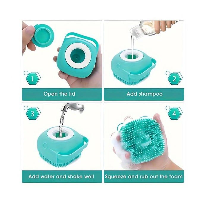 Набір для догляду за шерстю собак та котів 8 в 1: щітка для вичісування, видалення ворсу, гребінець, щітка для купання, знімач ворсу, для короткої та довгої шерсті