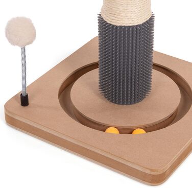 Котячий стовпчик Lilly - інтерактивне котяче іграшкове обладнання для самостійних занять | 78 см | 33 x 33 x 80 см