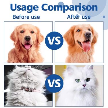 Бурштук для вичісування собак, щітка від випадання шерсті, двосторонній, для підшерстка, гребінець, матуючий інструмент для видалення шерсті, щітка для собак та котів, видалення линяючого підшерстка, ковтунів, матів