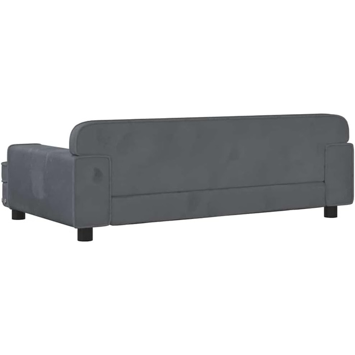 Килимок для собак VidaXL, м'який лежак для тварин, лежанка-софа для маленьких собак та котів, світло-блакитний велюр