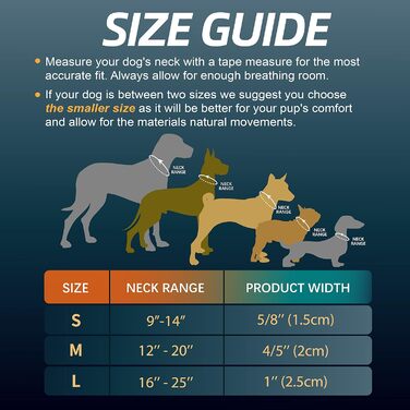 Нашийник для собак JC HOUSE, обгорнутий м'якою підкладкою, регульований нашийник для великих собак з логотипом 3M, що відбиває світло, камуфляжний оранжевий, M (розмір шиї 36-51 см), камуфляжний оранжевий