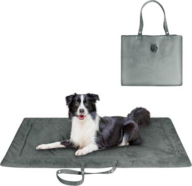 Водонепроникний килимок для котів та собак Kritter Planet, складаний, миючий, для подорожей та відпочинку на природі, з ручками, 127 x 70 см