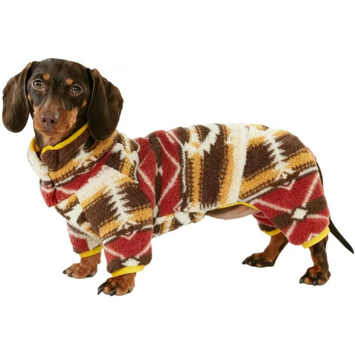 Теплий зимовий одяг для такси для собак: пуловер, жилет, флісова куртка, повсякденний костюм з принтом, XL (червоний)