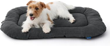 Кілт для собак BEDSURE - м'яке та зручне ліжко для великих собак, 89x56 см, антиковзаюча підкладка, темно-сірий