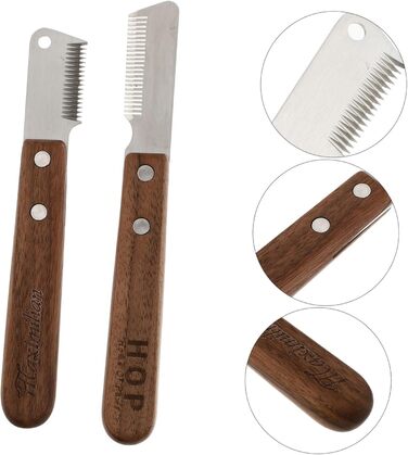 Щітка для вичісування підшерстка для собак та котів BESPORTBLE (2 шт.) - видалення підшерстка та втраченого волосся