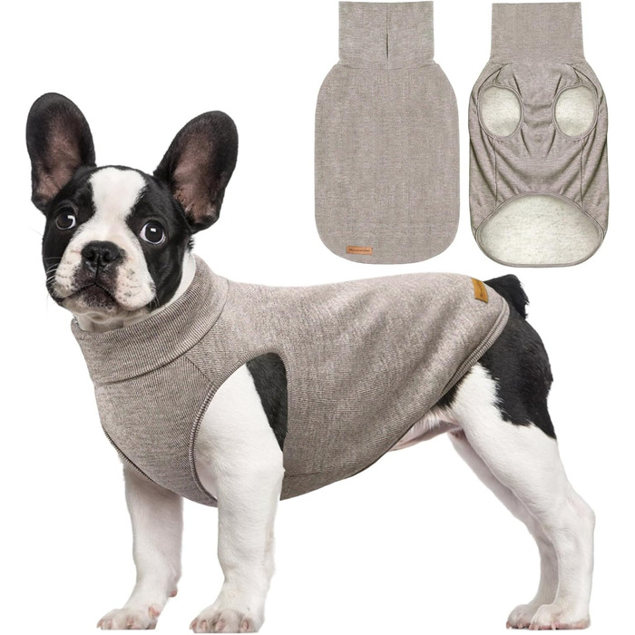 Світшот для собак Mosucoirl: теплий та стильний одяг для маленьких, середніх та великих собак XS-4XL (XL, Хакі)