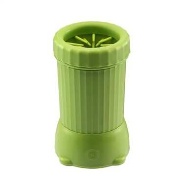 Автоматичний очищувач лап для собак, електричний | Мийка лап для собак USB, портативна, для котів та собак | Buddy Muddy Cat Foot Machine (зелений)