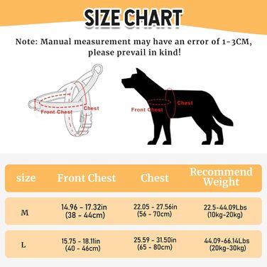 Шлейка для собак, анти-тяга, світловідбиваюча, для середніх та великих собак, регульована, м'яка, дихаюча, для прогулянок та бігу (L) (Style2-M)