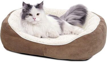 Ліжко для собак Midwest Homes for Pets Kuschel, сіро-коричневе, розмір S (58x16x51 см)