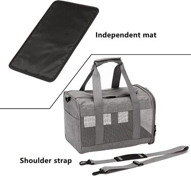 Транспортувальна сумка для собак та котів до 7 кг - переноска для собак та котів, 38x25x26 см