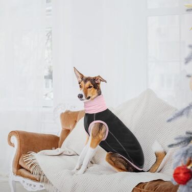 Теплий флісовий пуловер для собак MHaustlie для маленьких собак, рогатий, флісовий, теплий, легкий, сірий (XS)