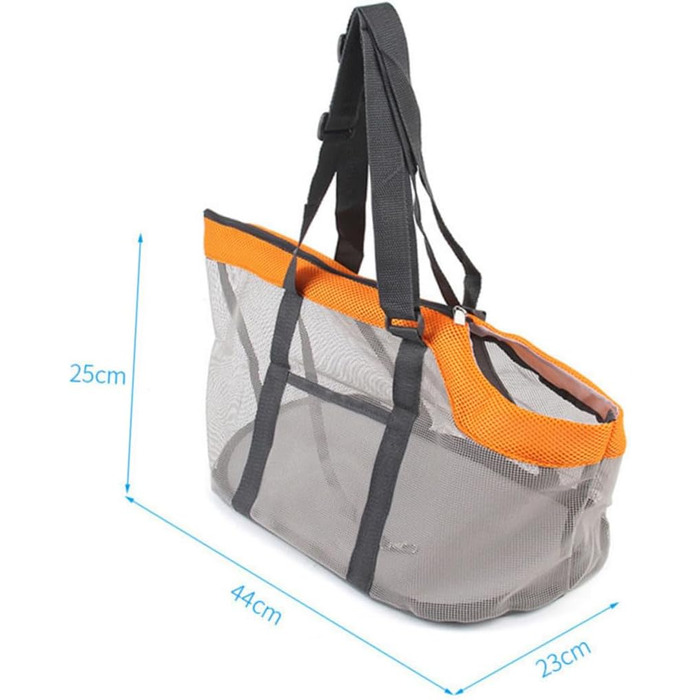 Дихаюча переноска для тварин Galpada з нейлону, для собак середніх та маленьких порід, з регульованим плечовим ременем, для прогулянок, подорожей та покупок