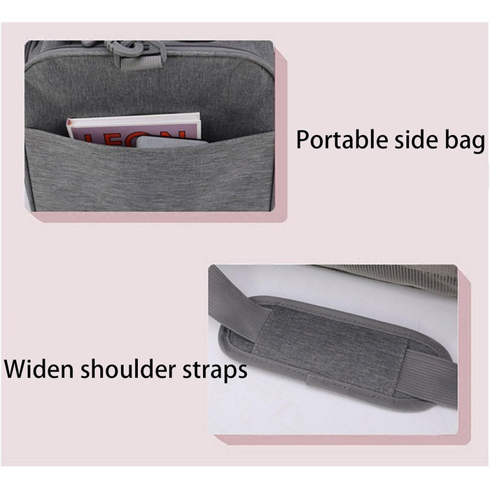 Транспортна переноска для кота ASTVDFQK, велика переноска для домашніх тварин, переноска для собак з плечовим ременем та знімним килимком, широкі плечові ремені, переноска для котів для подорожей (Blue,S) S Blue