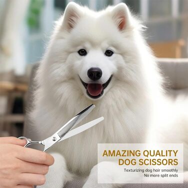 Професійна витончена ножиці для грумінгу собак та котів, 7 дюймів, японська сталь