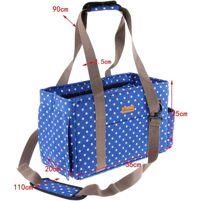 Транспортна сумка для тварин: переноска для собак та котів, сумка-переноска для подорожей, блакитна