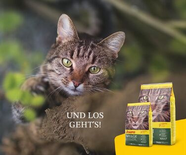 Сухий корм для котів Josera NatureCat з лососем та птицею, 10 кг (набір 2х0.4 кг)