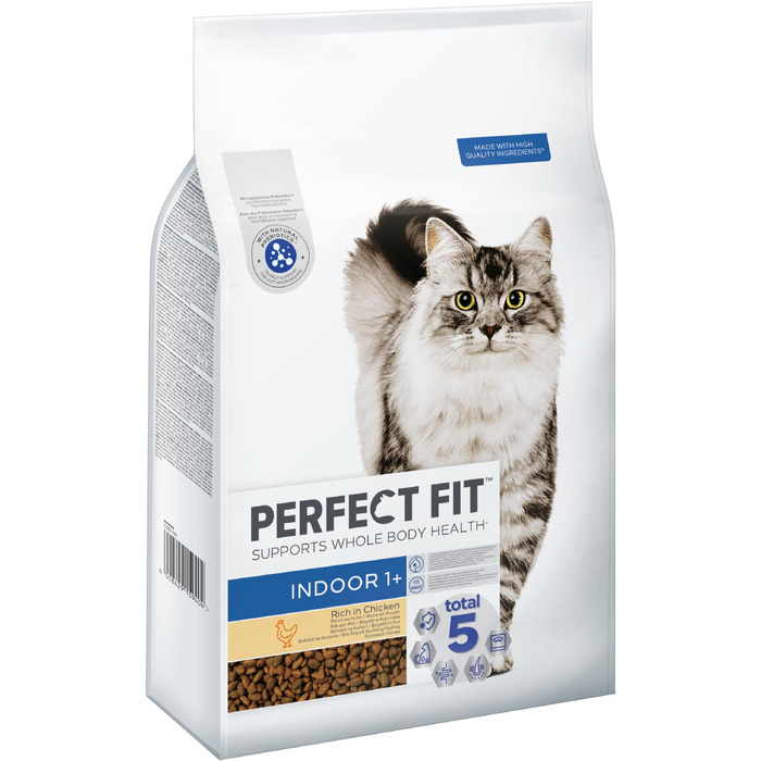 Сухий корм для дорослих котів Perfect Fit Indoor 1+, курка, 7 кг