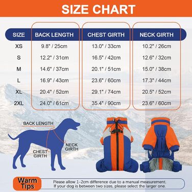 Водонепроникний теплий дощовик для собак Kuoser, для маленьких собак, зимовий, з шлейкою, модний, світловідбиваючий, блакитний, XS