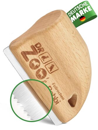 Дзеркальна щітка для собак DR Zoo 'Robbi' – ідеальна для грумінгу, видаляє підшерсток та короткий пух