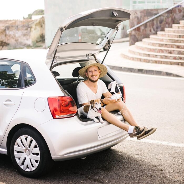 Номаде 3 - переноска для собак та котів, 60x40x38 см, до 12 кг, міцний поліпропілен, сірий колір