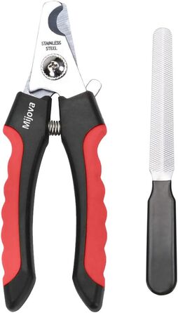 Професійний кусачки для нігтів собак та котів, рожевий, з захистом від надмірної обрізки