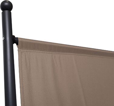 Ширма QUICK STAR Paravent з тканини, 150 x 190 см, бежева - для дому, саду, балкону