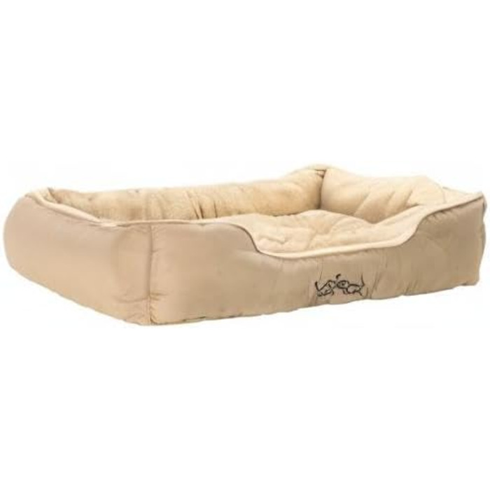 Лежак для собак і котів Dehner Lieblinge Sammy 90x70x20 см, поліестер, бежевий