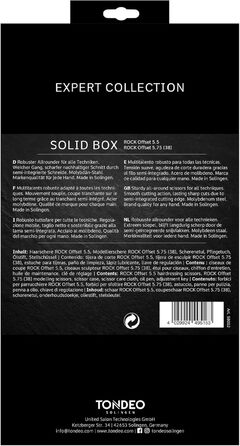 Набір професійних перукарських ножиць Tondeo EXPERT COLLECTION BOX SOLID Offset 5.5 дюймів - початковий набір