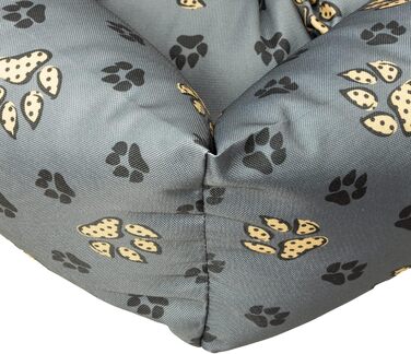 Водонепроникне ліжко для собак - ліжка для маленьких та великих собак, кошик для собак, антиковзаюча підставка (65x55x16, Велика лапа)