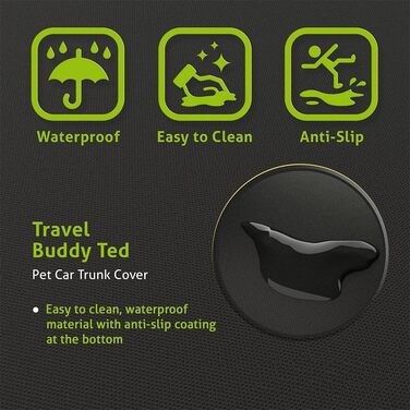 Захист для багажника автомобіля Ford Tourneo Courier 2024-2025: килимок для собак, водовідштовхуючий, стійкий до подряпин